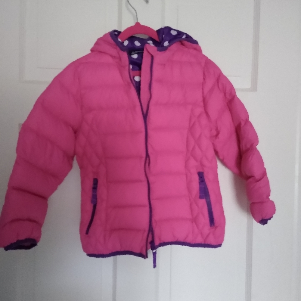 SNOZU Down Kids 6 fuschia Jacket